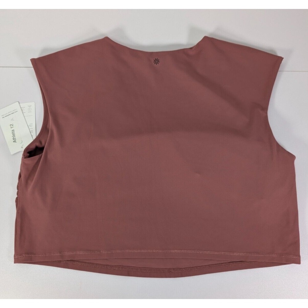 Athleta‎ Top Women's Plus 3X Rose Vita Free Cropped Court Tee T-Shirt New w/Tags - Picture 2 of 11